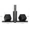 CosmoLiving by Cosmopolitan 6" Black Marble Orb Bookends Set